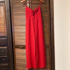 Abercrombie & Fitch red jumpsuit